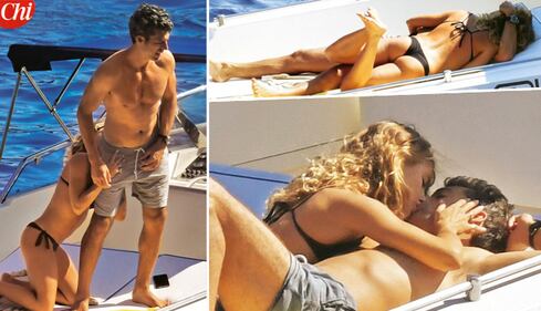 Luca Argenteno e Cristina Marino, effusioni spinte al mare 1