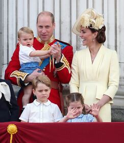Dal Trooping The Colour 2019 la famiglia al completo dei Duchi di Cambridge  8