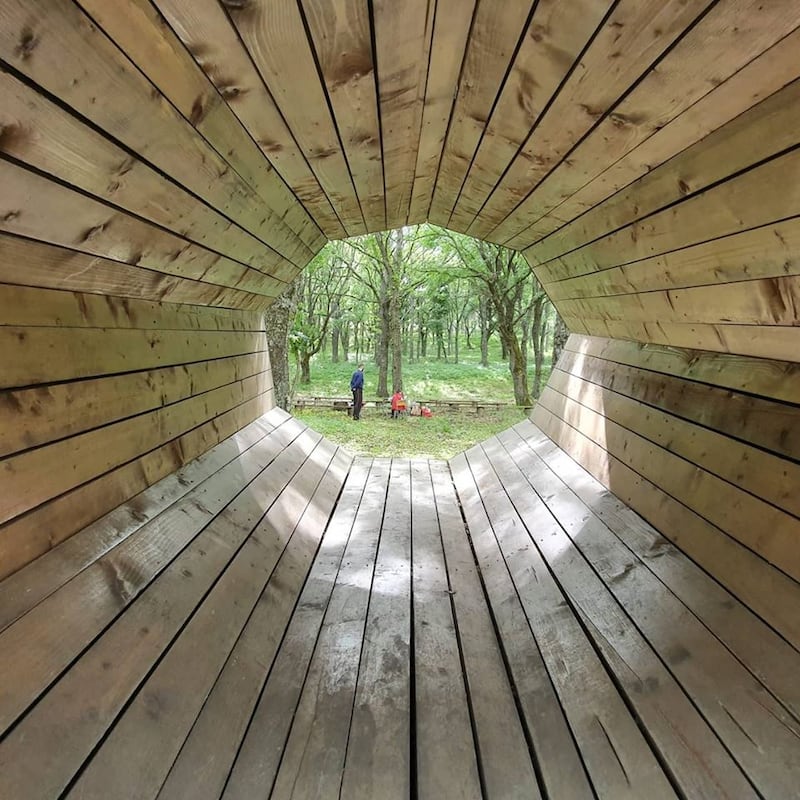 Biccari, le immagini della scuola nel bosco 3