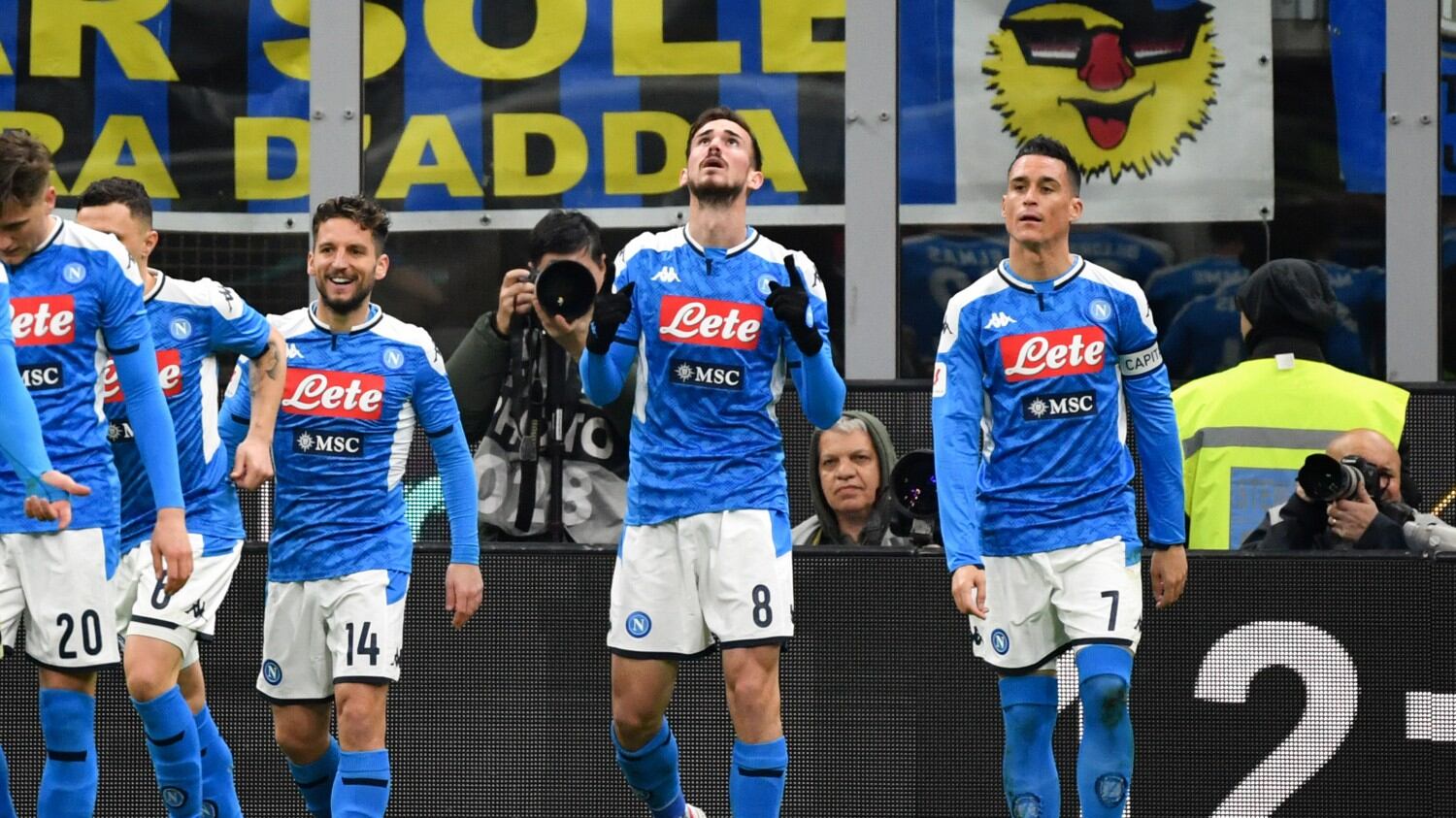 Coppa Italia, il Napoli beffa 1-0 l'Inter nell'andata delle semifinali