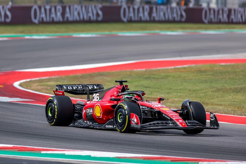 F1 USA Shootout Leclerc
