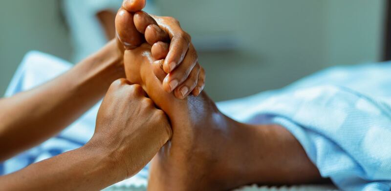 Gambe e massaggi