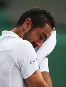 Wimbledon, la disperazione di Cilic dopo l'infortunio 10