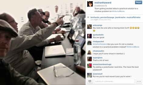 Ron Howard inizia a lavorare a Inferno, da Firenze 6