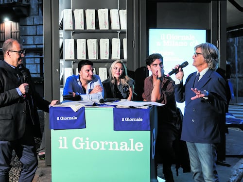 All’edicola del “Giornale” a parlare di opportunità e di cucina