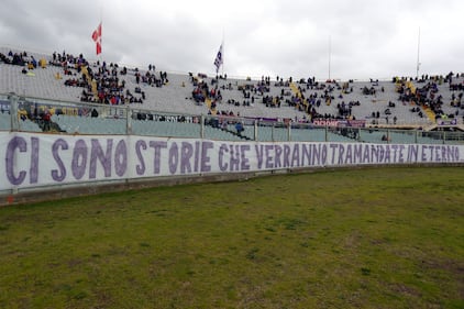 L'omaggio della Fiorentina a Davide Astori 6