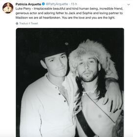 Luke Perry, il cordoglio social: foto 4
