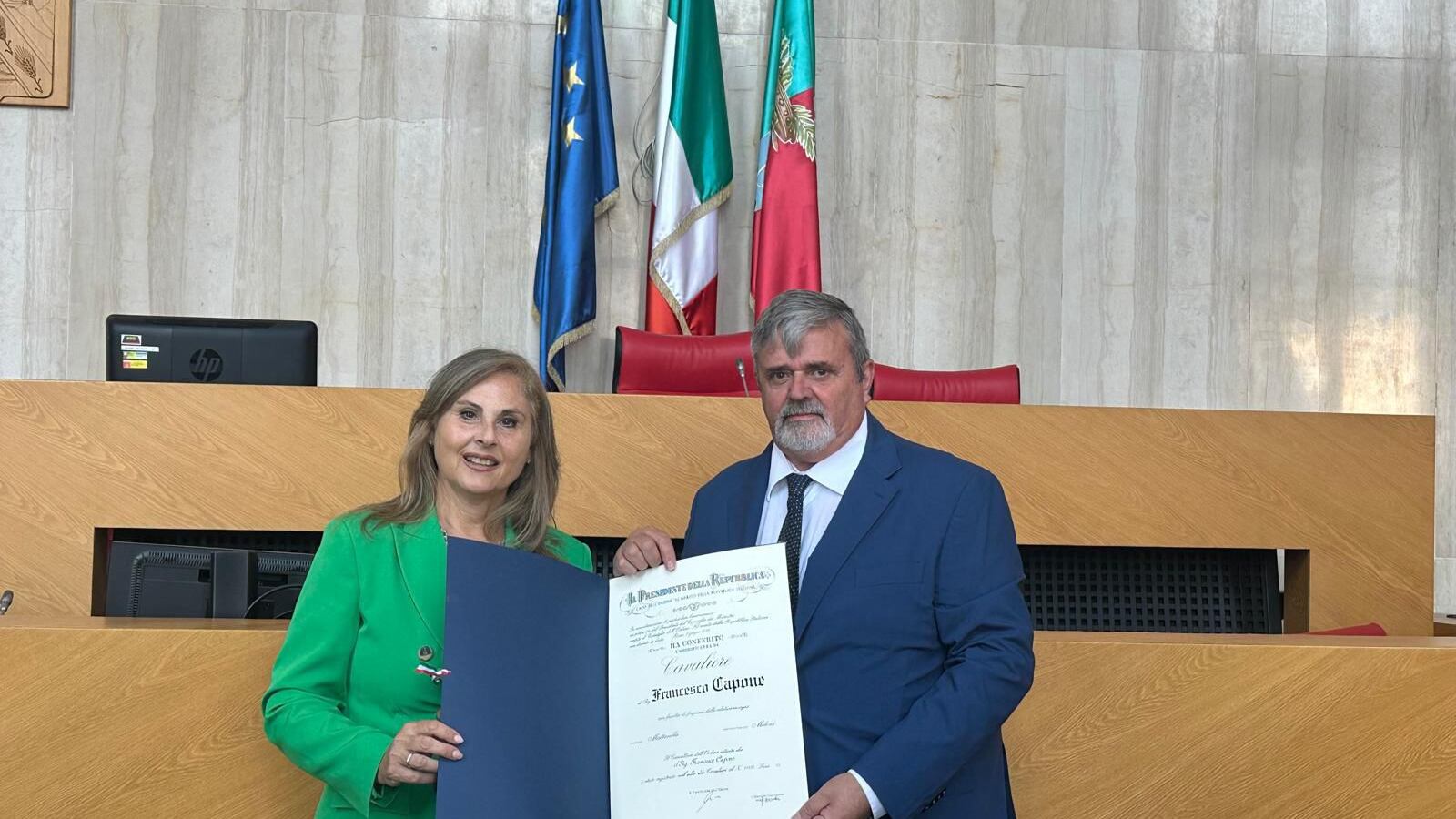 Paolo Capone, Leader UGL, nominato Cavaliere della Repubblica Italiana