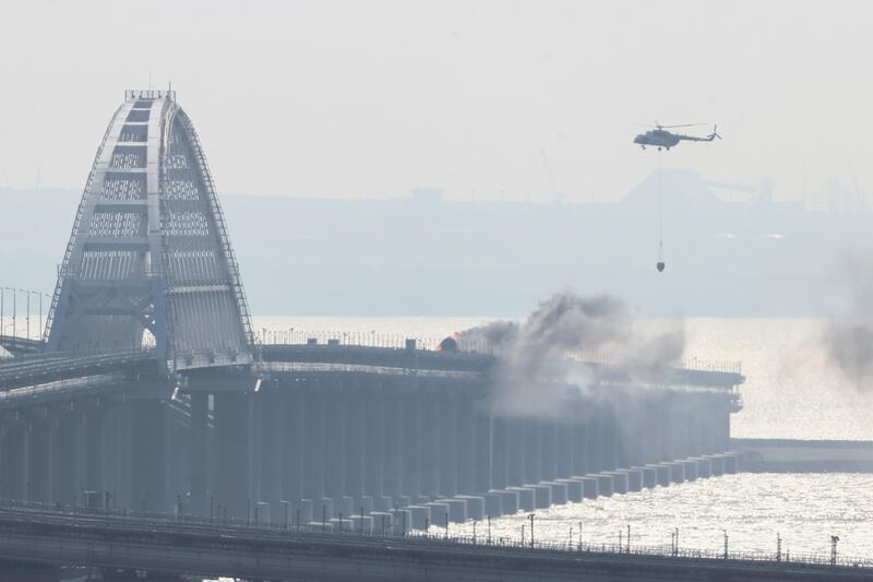 Il sabotaggio del ponte Kerch in Crimea 11
