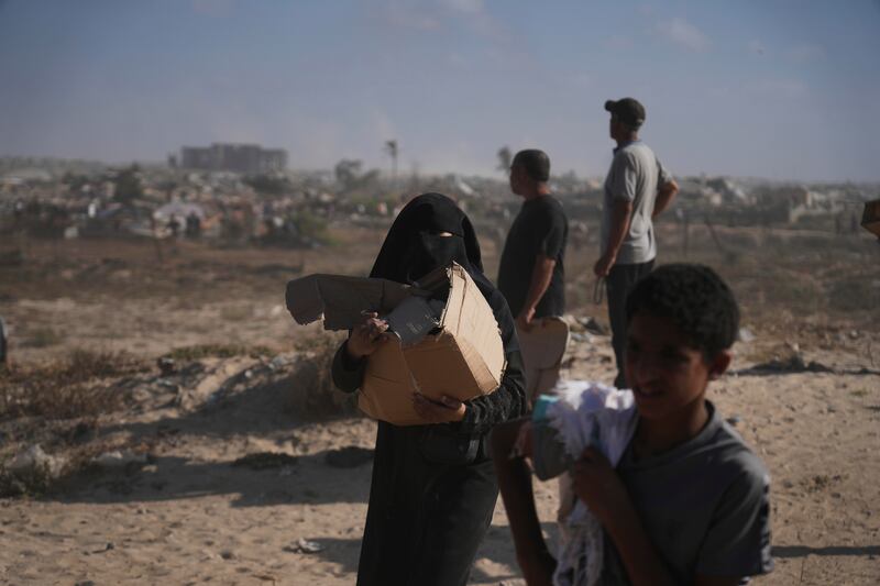 Caos aiuti a Gaza: le immagini della calca 2