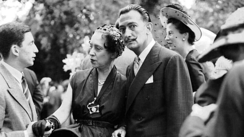 Elsa insieme a Salvador Dalì