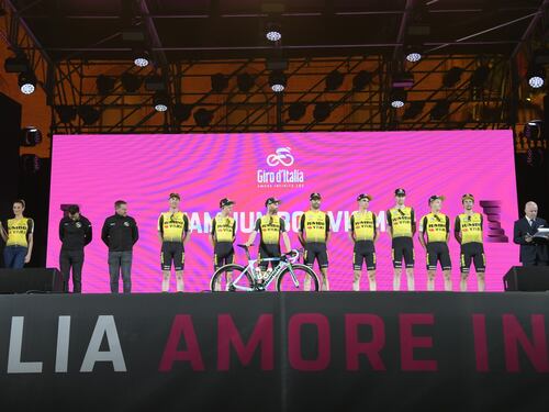 La presentazione delle squadre del Giro d'Italia
