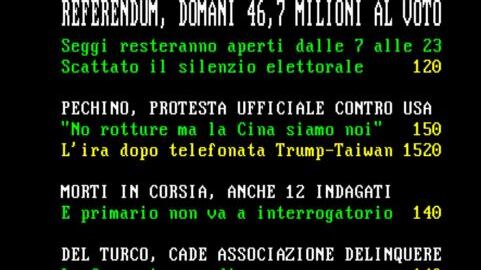 Incredibile, il "Televideo" ancora esiste