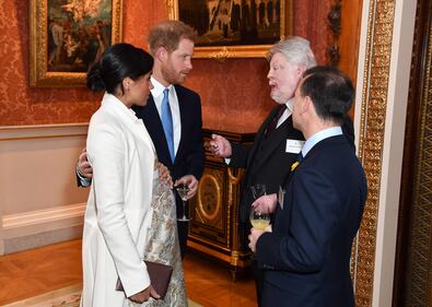 I duchi di Sussex al 50esimo anniversario dell'investitura del Principe di Galles  2