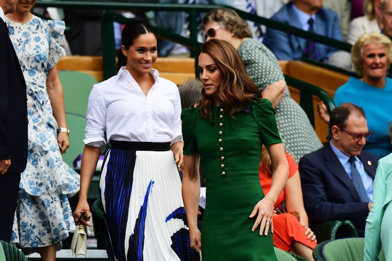 Kate e Meghan di nuovo insieme per la finale femminile di Wimbledon 2