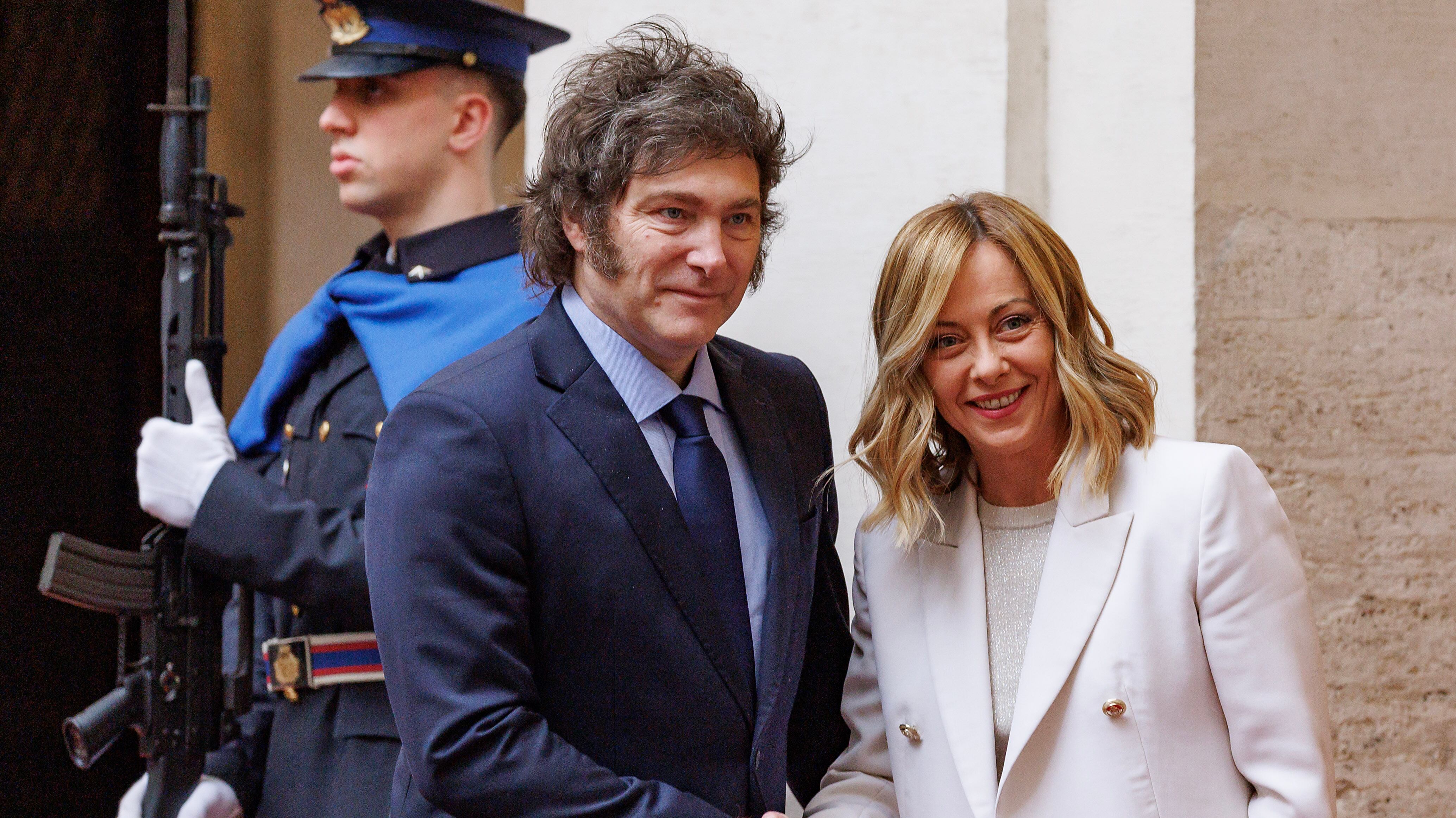"Dialogo su partenariati in settori chiave". Meloni accoglie Milei