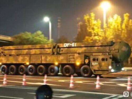 "Un messaggio agli Usa": come funziona il DF-61, il missile balistico intercontinentale cinese