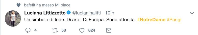 Notre Dame brucia, le reazioni vip: foto 5