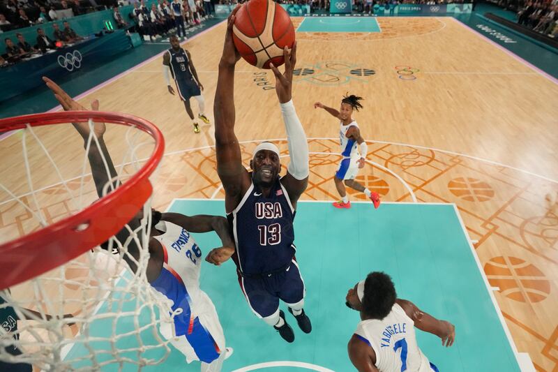 Adebayo schiacciata USA Francia Parigi 2024