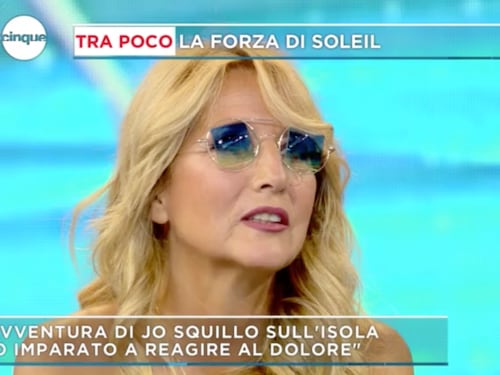 Jo Squillo: "L'Isola mi ha fatto accettare il dolore per la perdita dei genitori"