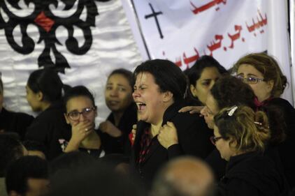 I funerali dei cristiani uccisi nel Delta egiziano 8