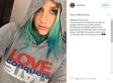 Kesha premiata dalla Human Rights Campaign: foto 11