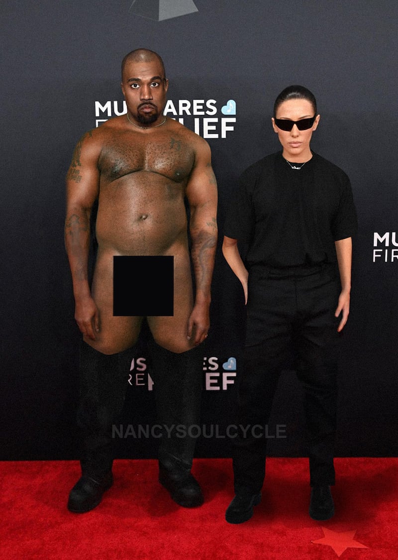 La foto di Kanye West generata dall'Intelligenza Artificiale