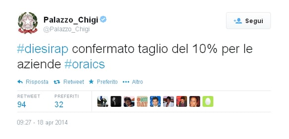 Renzi, tutti i tweet di @Palazzo_Chigi 3