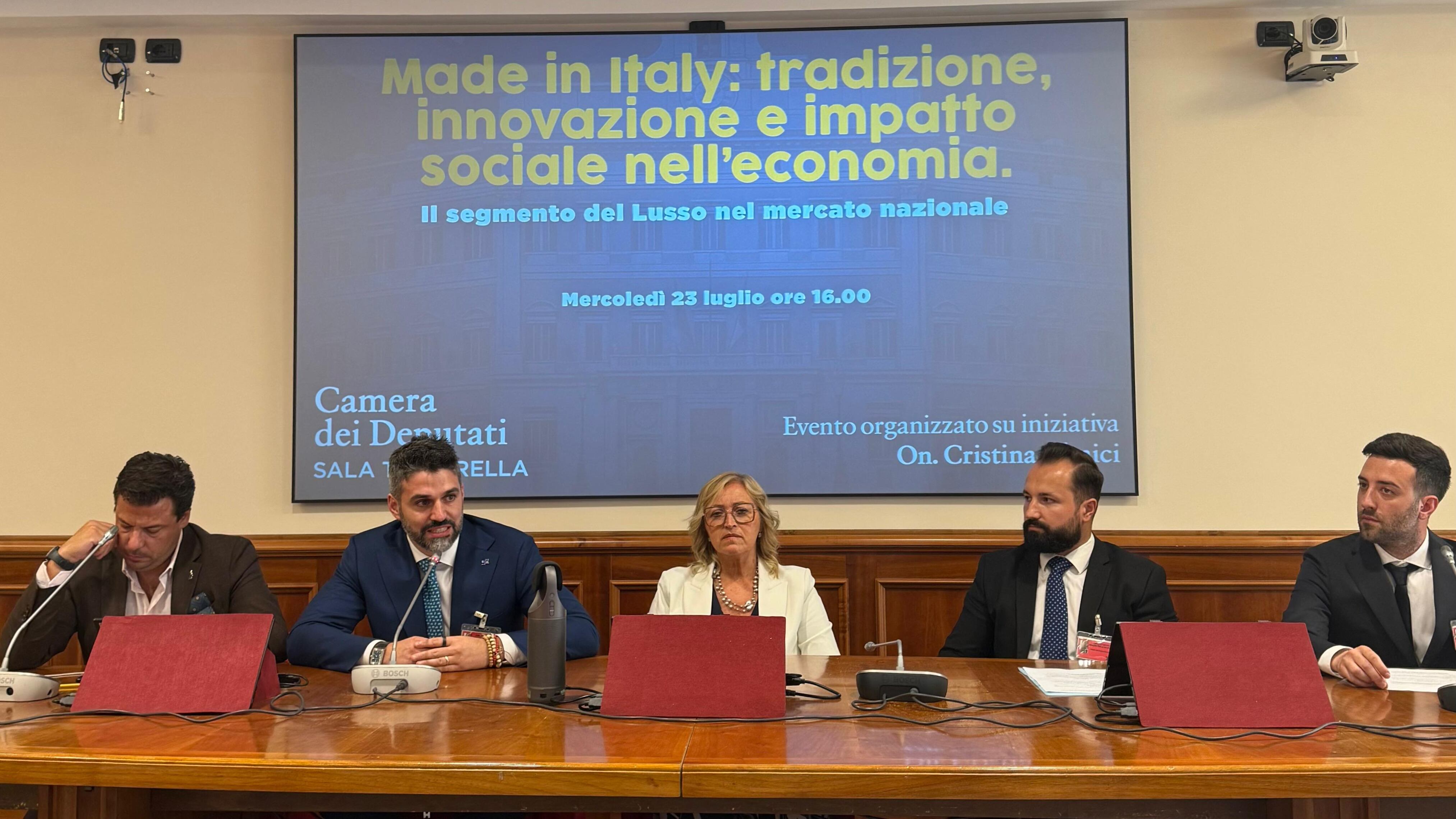 Made in Italy: alla Camera convegno su tradizione, innovazione e impatto sociale nell’economia