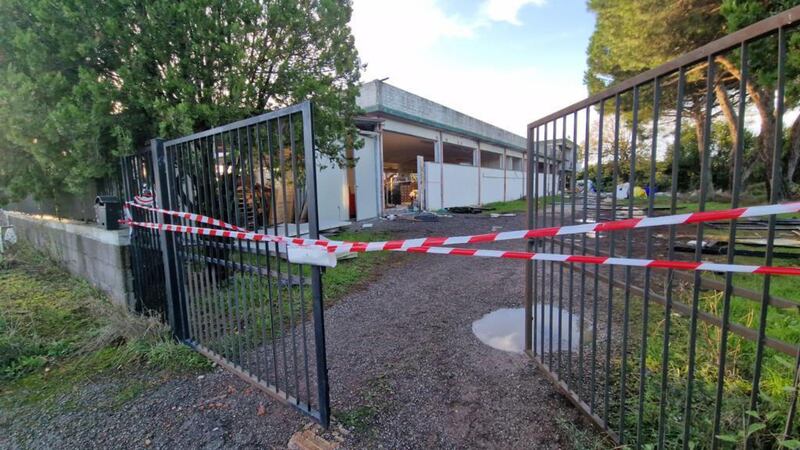 Esplosione nel viterbese in un centro migranti 3