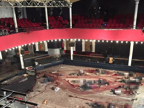 La foto choc del massacro all'interno del Bataclan