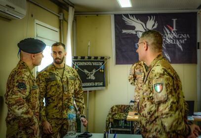 Il Generale Ciotti ha incontrato i militari dell'ORF Battalion 2