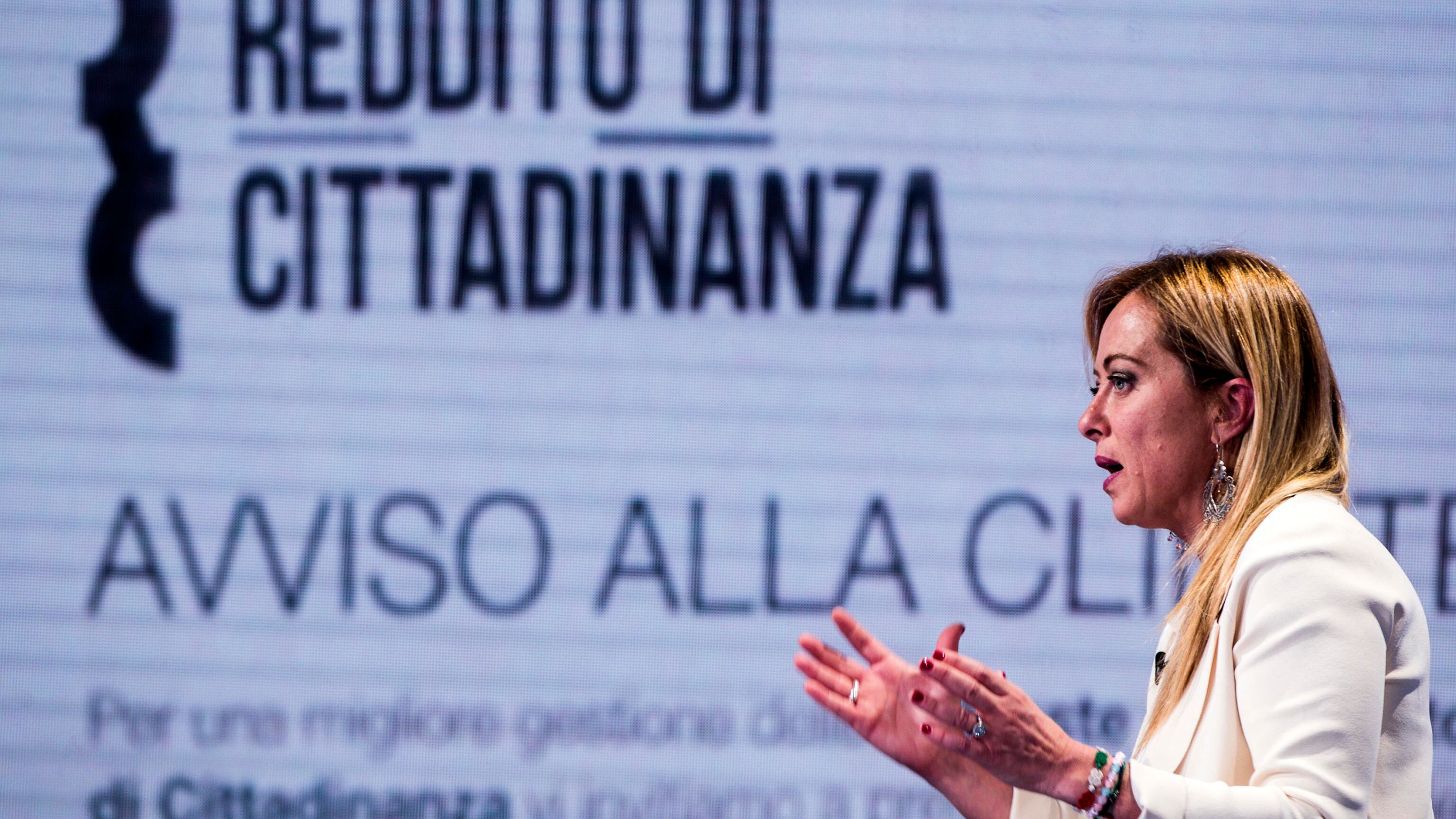 "Energia, politica estera e reddito di cittadinanza". I punti fermi della Meloni