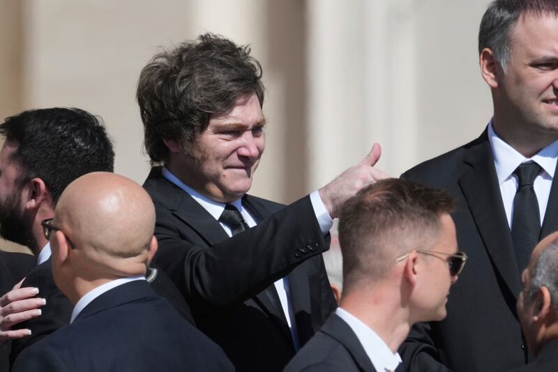 L'arrivo dei leader a San Pietro 2
