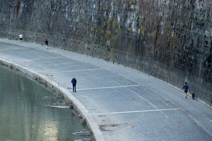 Roma deserta per l'emergenza Covid-19 2