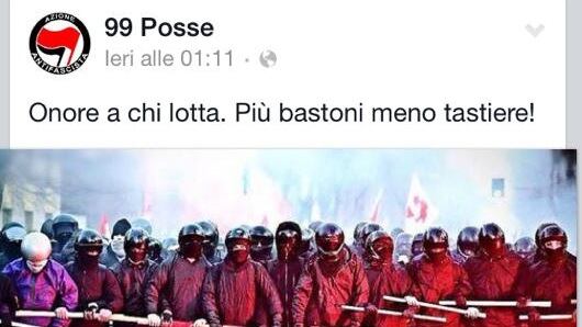 Follia 99 Posse su Facebook: "Più bastoni, meno tastiere"