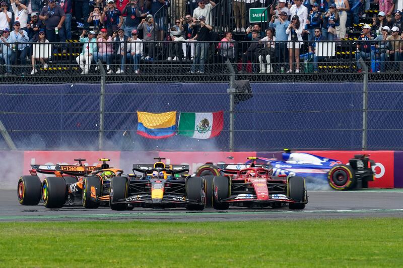 F1 Messico gara prima curva