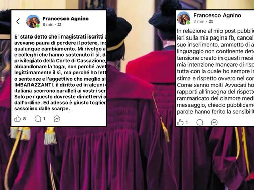 "Togliamoci qualche sassolino dalle scarpe". Il messaggio choc del giudice di Cassazione