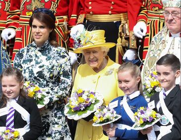 La Regina Elisabetta al Royal Maundy Service 1