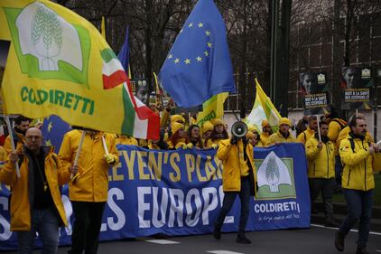 Coldiretti in piazza a Bruxelles contro i tagli alla Pac: "Così si mette a rischio il cibo europeo" 4