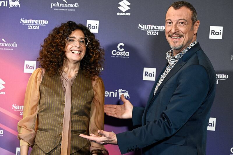 Amadeus e Teresa Mannino