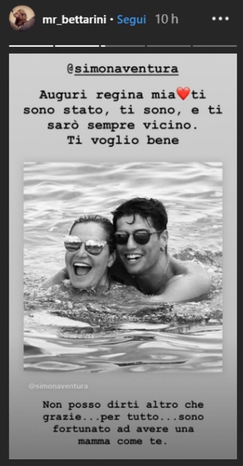 Niccolò Bettarini dedica