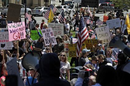 Emergenza Coronavirus in Usa, proteste anti lockdown in Ohio 5