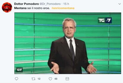 Enrico Mentana, meme e battute social 9
