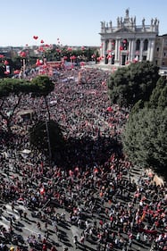Cgil in piazza contro il governo 8