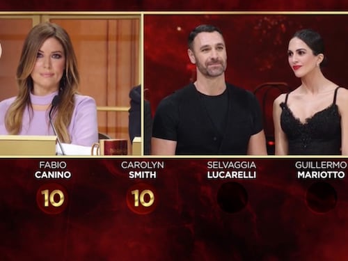 Ballando, rissa verbale tra Raoul Bova e Selvaggia Lucarelli