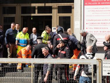 Spari al tribunale di Milano: le immagini dall'interno 3