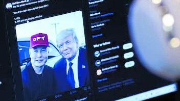 Online l'idillio tra Musk e Trump