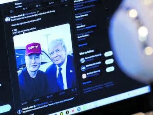 Online l'idillio tra Musk e Trump