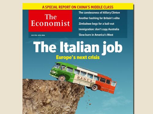 L'Economist ora lancia l'allarme: "In Italia la prossima crisi d'Europa"